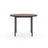 Merge 42 in. Brown Wood Walnut Round Dining Table by HOMESTYLES