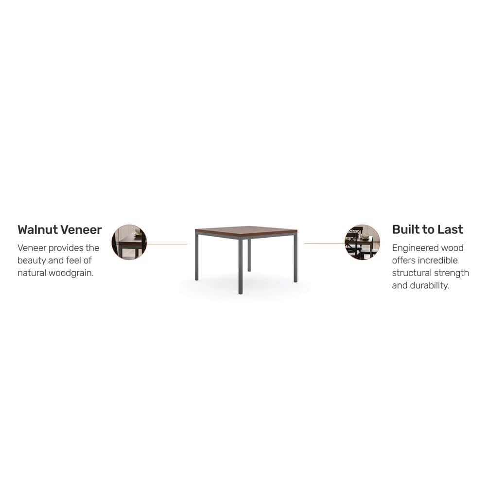 Merge 42 in. Brown Walnut Square Dining Table by HOMESTYLES 6 Merge 42 in. Brown Walnut Square Dining Table by HOMESTYLES - Image 6