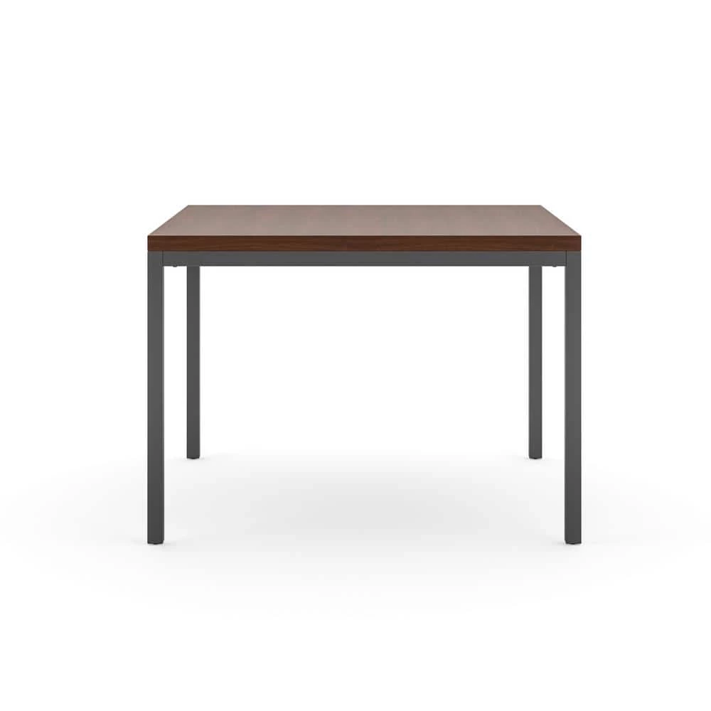 Merge 42 in. Brown Walnut Square Dining Table by HOMESTYLES 1 Merge 42 in. Brown Walnut Square Dining Table by HOMESTYLES