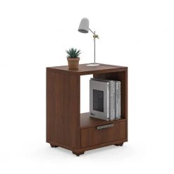 Merge 1-Drawer Brown Walnut Nightstand 22 x 18 x 14 by HOMESTYLES 13 Merge 1-Drawer Brown Walnut Nightstand 22 x 18 x 14 by HOMESTYLES -Deals HOMESTYLES Store brown walnut homestyles nightstands 5450 42 c3 1000
