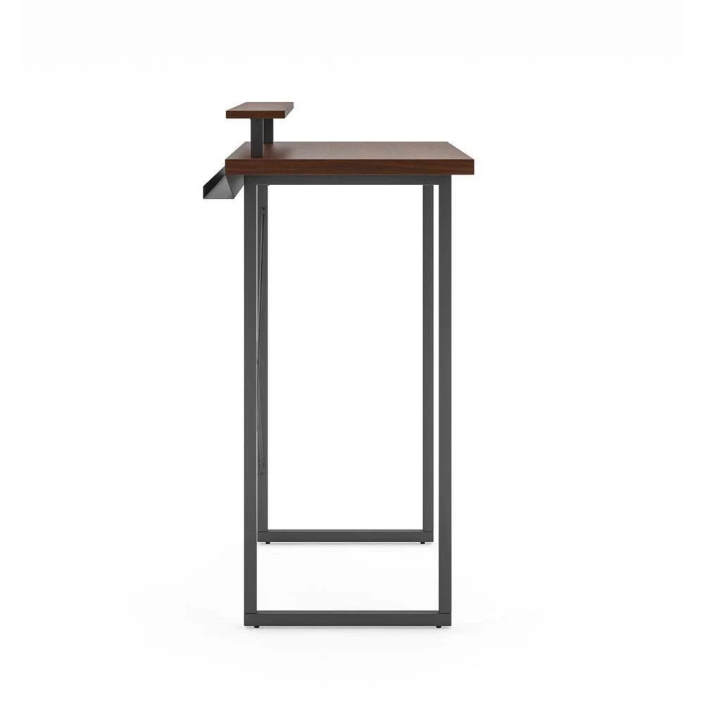 Merge 42 in. Brown Walnut Standing Desk with Monitor Stand by HOMESTYLES 4 Merge 42 in. Brown Walnut Standing Desk with Monitor Stand by HOMESTYLES - Image 4