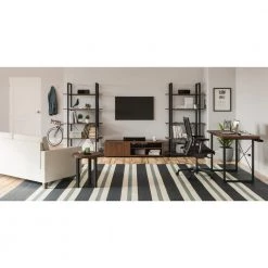 Merge 42 in. Brown Walnut Writing Desk by HOMESTYLES -Deals HOMESTYLES Store brown walnut homestyles writing desks 5450 15 77 1000