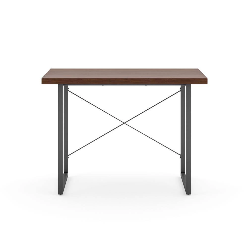 Merge 42 in. Brown Walnut Writing Desk with Storage Pedestal by HOMESTYLES 7 Merge 42 in. Brown Walnut Writing Desk with Storage Pedestal by HOMESTYLES - Image 7