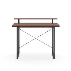 Merge 42 in. Brown Walnut Writing Desk with Stand and File by HOMESTYLES -Deals HOMESTYLES Store brown walnut homestyles writing desks 5450 1521 44 1000