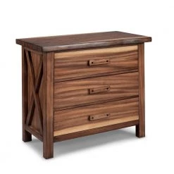 Forest Retreat 19 in. Brown Teak Wood Chest by HOMESTYLES