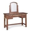Forest Retreat 54 in. Brown Teak Wood Vanity and Mirror by HOMESTYLES