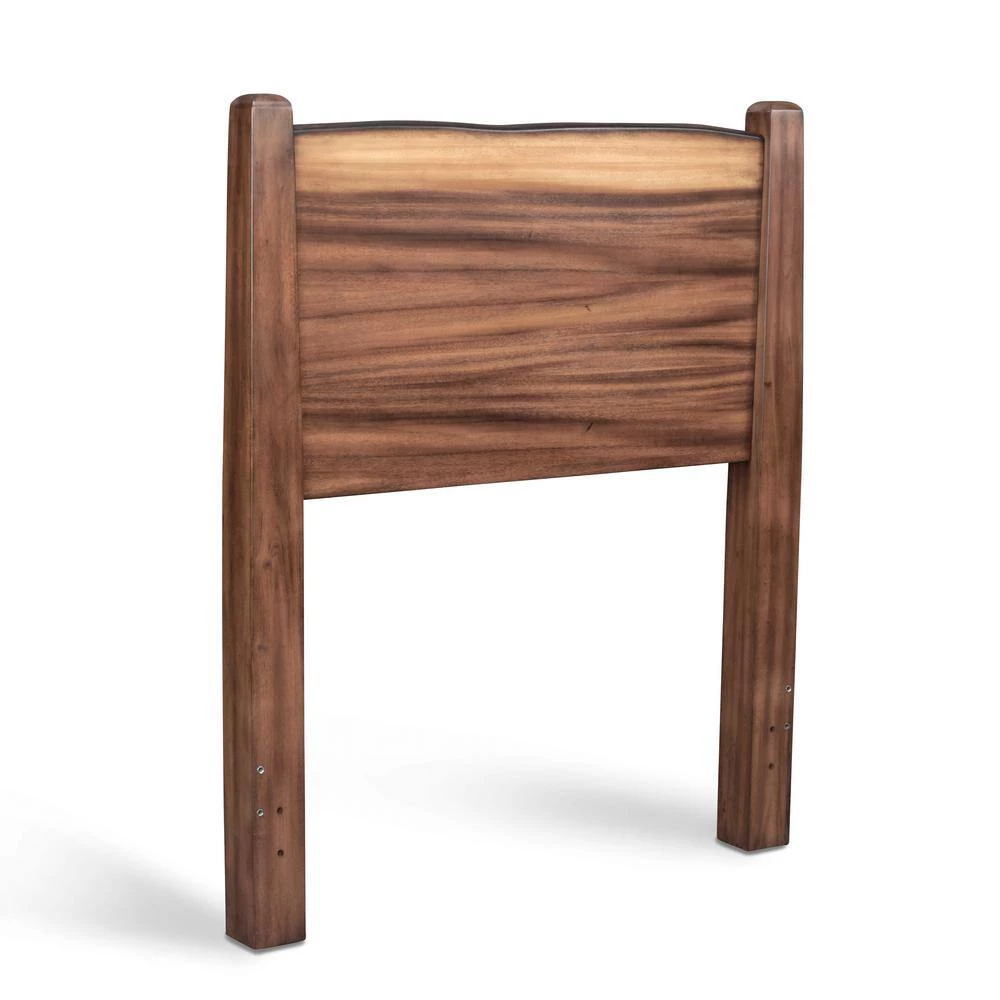 Forest Retreat Brown Teak Wood Twin Bed and Night Stand by HOMESTYLES 2 Forest Retreat Brown Teak Wood Twin Bed and Night Stand by HOMESTYLES - Image 2