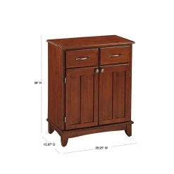 Cherry Buffet with Storage by HOMESTYLES 8 Cherry Buffet with Storage by HOMESTYLES -Deals HOMESTYLES Store cherry and medium cherry homestyles sideboards buffet tables 5001 0072 40 1000