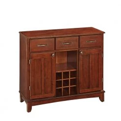 Cherry Buffet with Wine Storage by HOMESTYLES