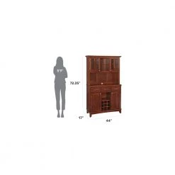 Cherry Buffet with Hutch by HOMESTYLES -Deals HOMESTYLES Store cherry finish homestyles sideboards buffet tables 5100 0072 72 c3 1000