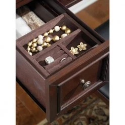 LaFayette 3-Piece Cherry Vanity Set by HOMESTYLES 8 LaFayette 3-Piece Cherry Vanity Set by HOMESTYLES -Deals HOMESTYLES Store cherry homestyles makeup vanities 5537 72 4f 1000