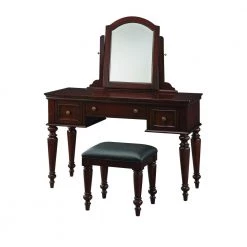 LaFayette 3-Piece Cherry Vanity Set by HOMESTYLES