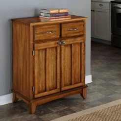 Cottage Oak Buffet with Storage by HOMESTYLES -Deals HOMESTYLES Store cottage oak and meidum cherry homestyles sideboards buffet tables 5001 0066 31 1000