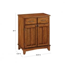 Cottage Oak Buffet with Storage by HOMESTYLES -Deals HOMESTYLES Store cottage oak and meidum cherry homestyles sideboards buffet tables 5001 0066 40 1000