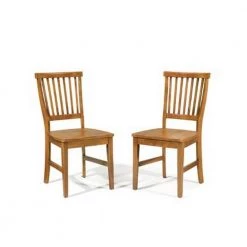 Arts and Crafts Cottage Oak Dining Chair (Set of 2) by HOMESTYLES