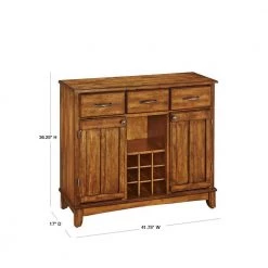 Cottage Oak Buffet with Wine Storage by HOMESTYLES -Deals HOMESTYLES Store cottage oak homestyles sideboards buffet tables 5100 0066 40 1000