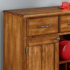 Cottage Oak Buffet with Wine Storage by HOMESTYLES -Deals HOMESTYLES Store cottage oak homestyles sideboards buffet tables 5100 0066 c3 1000