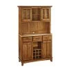 Cottage Oak and Natural Buffet with Hutch by HOMESTYLES