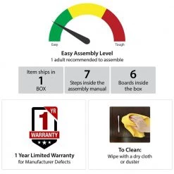 Colin Ivory Oak Twin Headboard by Ameriwood Home -Deals HOMESTYLES Store creamy ivory ameriwood home headboards hd24667 fa 1000
