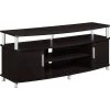 Windsor 47 in. Dark Brown Particle Board TV Stand Fits TVs Up to 50 in. with Storage Doors by Ameriwood Home
