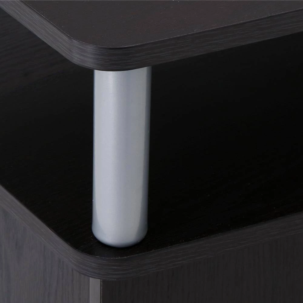 Windsor 47 in. Dark Brown Particle Board TV Stand Fits TVs Up to 50 in. with Storage Doors by Ameriwood Home 2 Windsor 47 in. Dark Brown Particle Board TV Stand Fits TVs Up to 50 in. with Storage Doors by Ameriwood Home - Image 2