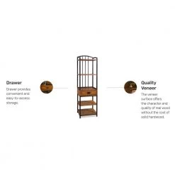 Modern Craftsman 1-Drawer 20 in. Distressed Oak Gaming Tower by HOMESTYLES 7 Modern Craftsman 1-Drawer 20 in. Distressed Oak Gaming Tower by HOMESTYLES -Deals HOMESTYLES Store distressed oak homestyles media storage 5050 13 c3 1000