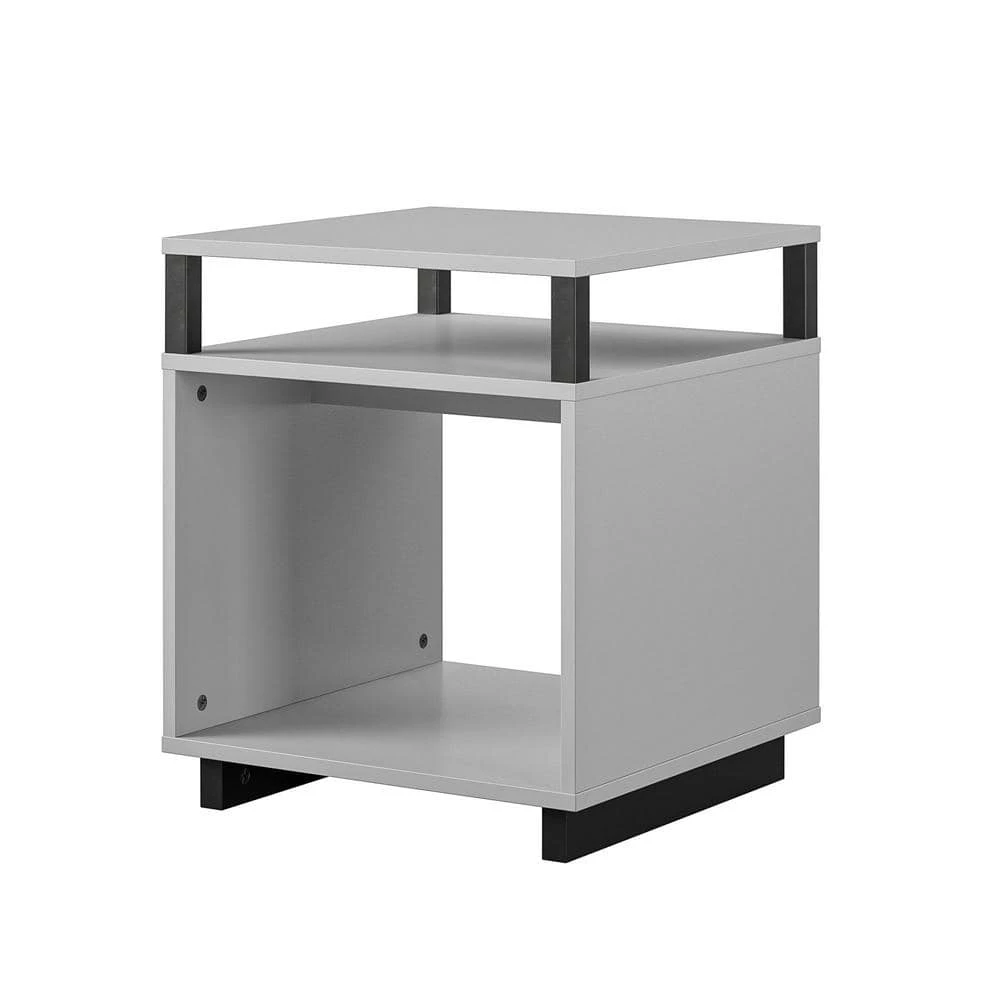 Scepter 20.47 in. Dove Gray End Table by Ameriwood Home 1 Scepter 20.47 in. Dove Gray End Table by Ameriwood Home