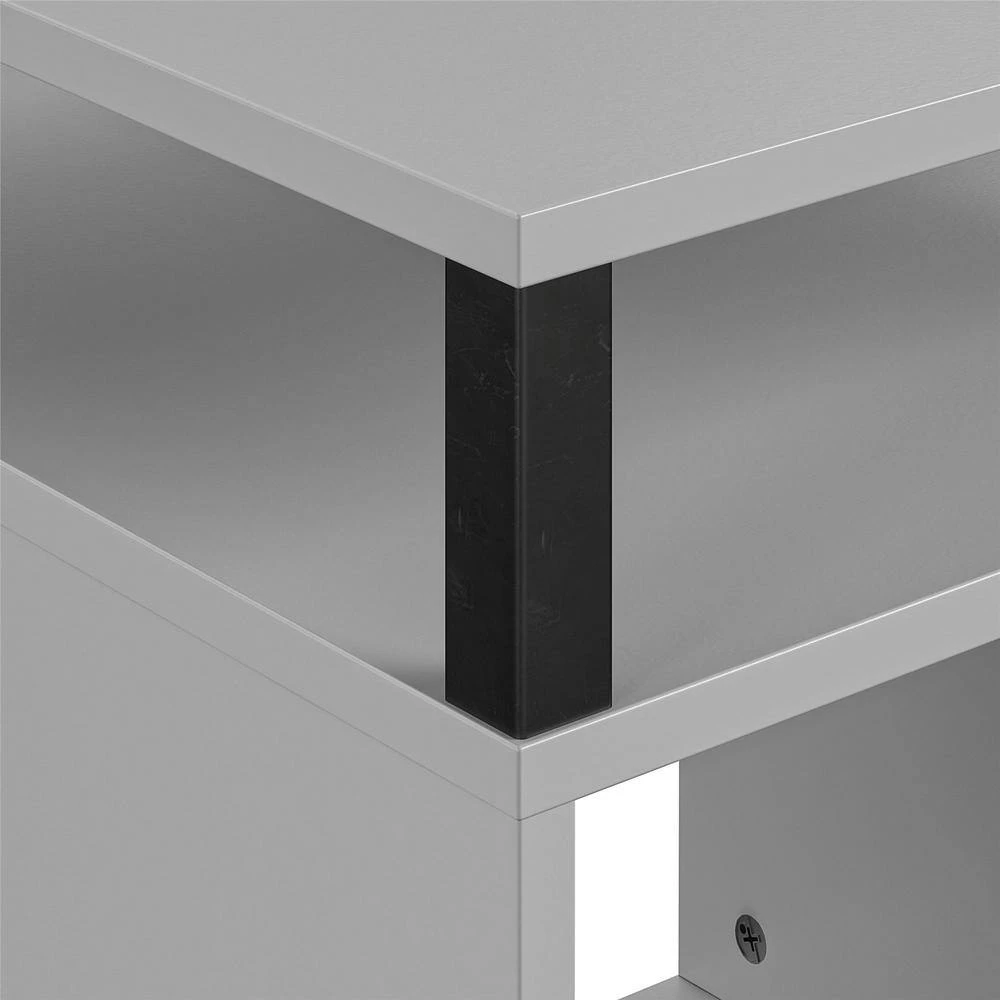 Scepter 20.47 in. Dove Gray End Table by Ameriwood Home 2 Scepter 20.47 in. Dove Gray End Table by Ameriwood Home - Image 2