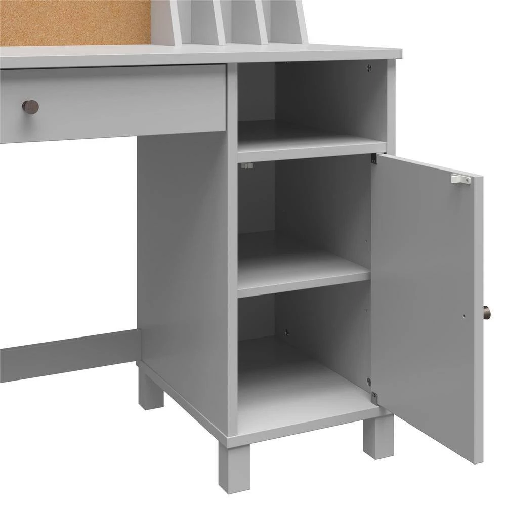 Sarah Dove Gray Kids Desk with Chair by Ameriwood Home 3 Sarah Dove Gray Kids Desk with Chair by Ameriwood Home - Image 3