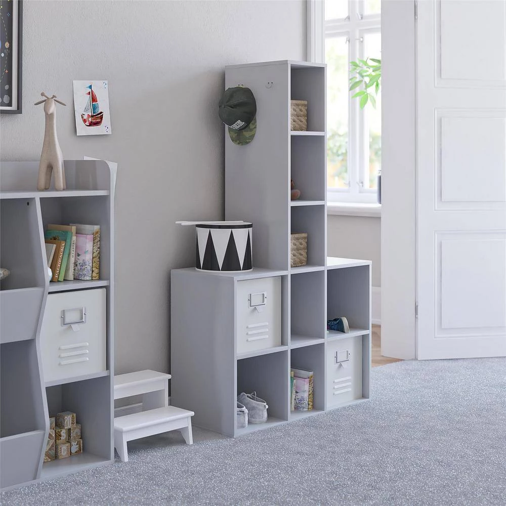 Lauren Kids Dove Gray 9 Cube Storage by Ameriwood Home 9 Lauren Kids Dove Gray 9 Cube Storage by Ameriwood Home - Image 9