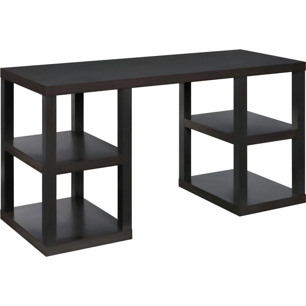 46 in. Rectangular Dark Brown Computer Desk by Ameriwood Home 1 46 in. Rectangular Dark Brown Computer Desk by Ameriwood Home