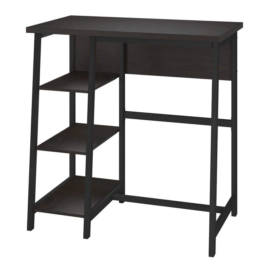 42 in. Rectangular Espresso Standing Desks with Storage by Ameriwood Home 4 42 in. Rectangular Espresso Standing Desks with Storage by Ameriwood Home - Image 4