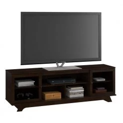 Privett 71.61 in. Espresso TV Stand for TV's up to 80 in. by Ameriwood Home -Deals HOMESTYLES Store espresso ameriwood home tv stands hd46489 c3 1000