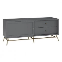 Oliver 59.06 in. Graphite Gray TV Stand for TV's up to 65 in. by Ameriwood Home 8 Oliver 59.06 in. Graphite Gray TV Stand for TV's up to 65 in. by Ameriwood Home -Deals HOMESTYLES Store graphite gray ameriwood home tv stands hd89306 40 1000