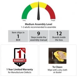Shanewood Distressed Gray Oak Bookcase (3-Shelf) by Ameriwood Home 15 Shanewood Distressed Gray Oak Bookcase (3-Shelf) by Ameriwood Home -Deals HOMESTYLES Store gray ameriwood home bookcases bookshelves hd01101 76 1000