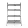 Ritter Dove Gray Ladder Bookcase Bundle (4-Shelf) by Ameriwood Home