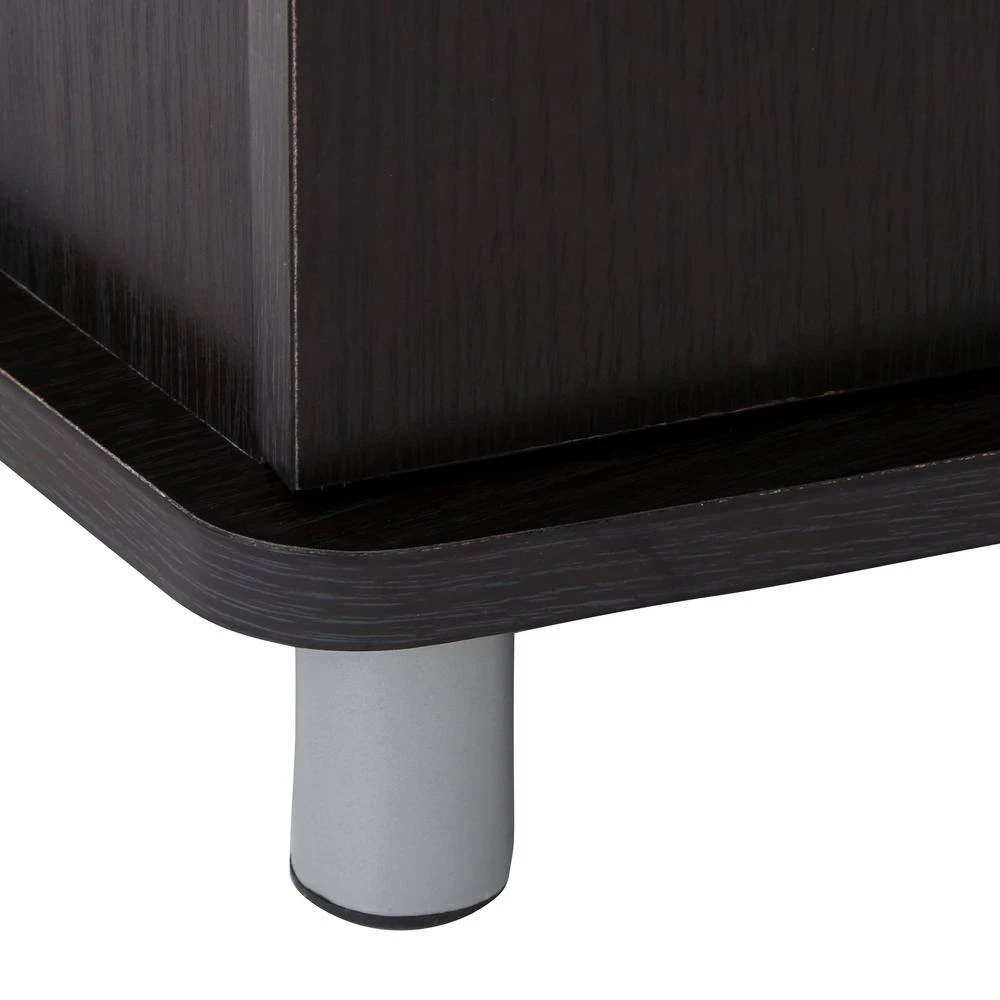 Gray 63 in. Gray Particle Board TV Stand Fits TVs Up to 70 in. with Storage Doors by Ameriwood Home 3 Gray 63 in. Gray Particle Board TV Stand Fits TVs Up to 70 in. with Storage Doors by Ameriwood Home - Image 3