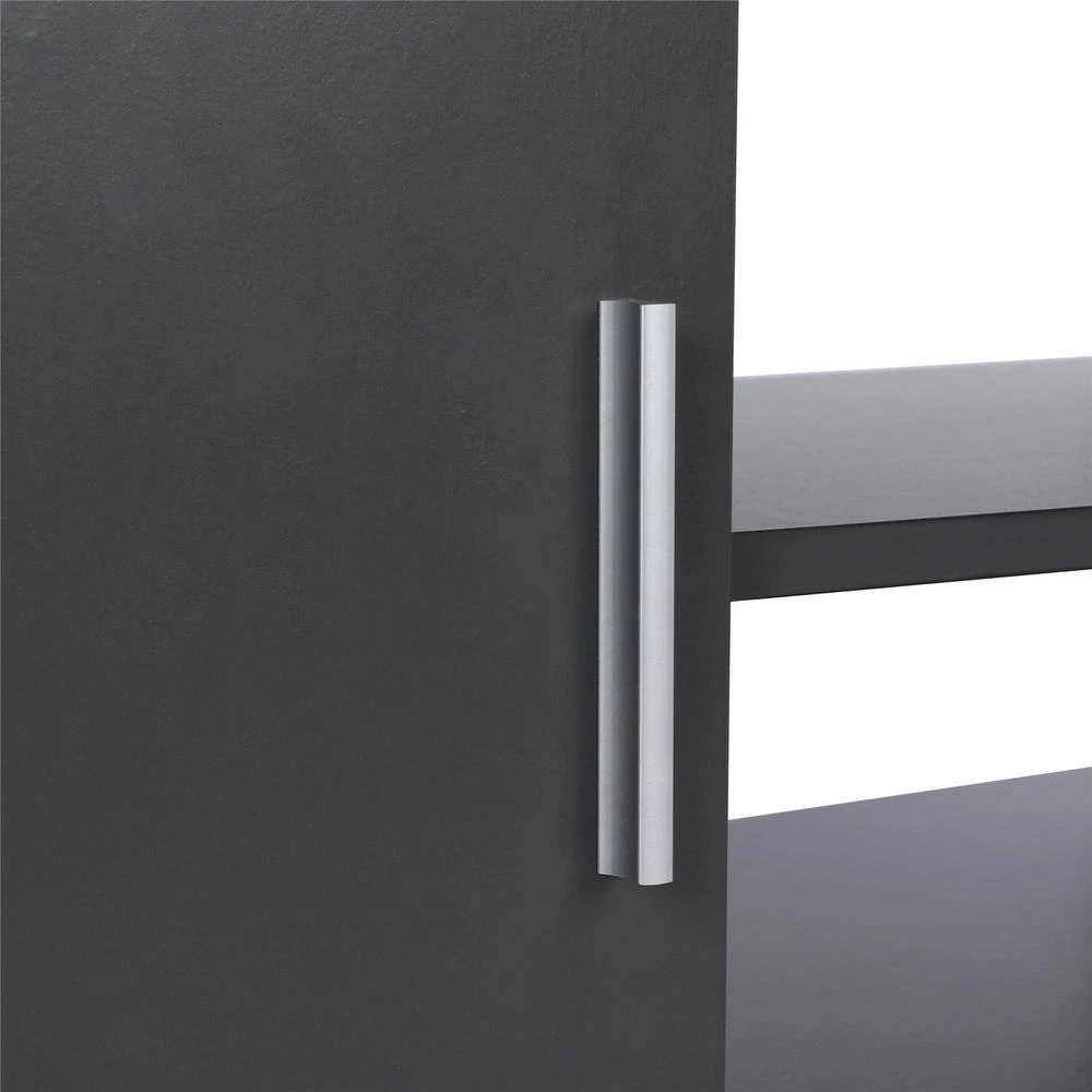 Gray 63 in. Gray Particle Board TV Stand Fits TVs Up to 70 in. with Storage Doors by Ameriwood Home 8 Gray 63 in. Gray Particle Board TV Stand Fits TVs Up to 70 in. with Storage Doors by Ameriwood Home - Image 8