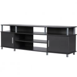 Gray 63 in. Gray Particle Board TV Stand Fits TVs Up to 70 in. with Storage Doors by Ameriwood Home 14 Gray 63 in. Gray Particle Board TV Stand Fits TVs Up to 70 in. with Storage Doors by Ameriwood Home -Deals HOMESTYLES Store gray ameriwood home tv stands hd44341 c3 1000