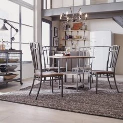 Barnside Metro Gray Dining Chairs (Set of 2) by HOMESTYLES 7 Barnside Metro Gray Dining Chairs (Set of 2) by HOMESTYLES -Deals HOMESTYLES Store gray homestyles dining chairs 5053 802 31 1000