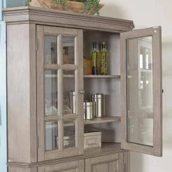 Mountain Lodge Gray Corner Food Pantry by HOMESTYLES -Deals HOMESTYLES Store gray homestyles pantry cabinets 5525 68 44 1000