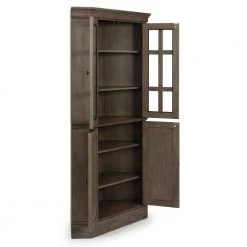 Mountain Lodge Gray Corner Food Pantry by HOMESTYLES -Deals HOMESTYLES Store gray homestyles pantry cabinets 5525 68 4f 1000