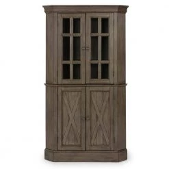 Mountain Lodge Gray Corner Food Pantry by HOMESTYLES -Deals HOMESTYLES Store gray homestyles pantry cabinets 5525 68 c3 1000