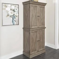 Mountain Lodge Gray Pantry by HOMESTYLES 13 Mountain Lodge Gray Pantry by HOMESTYLES -Deals HOMESTYLES Store gray homestyles pantry cabinets 5525 69 31 1000
