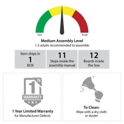 Pelham 47.6 in. Gray Oak Single Pedestal Desk by Ameriwood Home 16 Pelham 47.6 in. Gray Oak Single Pedestal Desk by Ameriwood Home -Deals HOMESTYLES Store gray oak ameriwood home computer desks hd11296 4f 1000