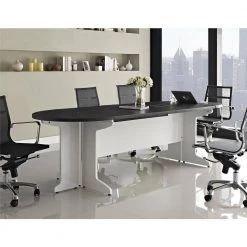 Mansfield Gray and White Peninsula Computer Desk by Ameriwood Home 12 Mansfield Gray and White Peninsula Computer Desk by Ameriwood Home -Deals HOMESTYLES Store gray white ameriwood home computer desks hd86023 77 1000