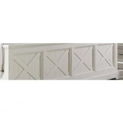 Seaside Lodge 2-Piece Hand Rubbed White King Bedroom Set by HOMESTYLES -Deals HOMESTYLES Store hand rubbed white homestyles bedroom sets 5523 6015 1f 1000