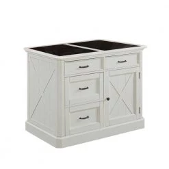 Seaside Lodge Hand Rubbed White Kitchen Island and 2 Stools with with Granite Top by HOMESTYLES -Deals HOMESTYLES Store hand rubbed white homestyles kitchen islands 5523 948 76 1000