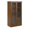 Lockwood 53.06 in. Inspire Cherry Wood 4-shelf Standard Bookcase with Adjustable Shelves by Ameriwood Home