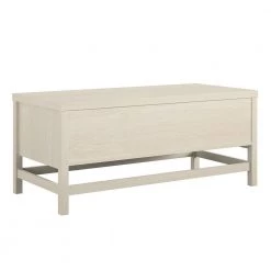 Leeland 19.49 in. Ivory Oak Rectangular with Faux Rattan MDF Coffee Table by Ameriwood Home -Deals HOMESTYLES Store ivory oak ameriwood home coffee tables hd73171 66 1000